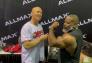 Johnnie Jackson 2021 Olympia Expo at the ALLMAX booth