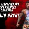 2022 Vancouver Pro Men's Physique Champion Charjo Grant