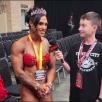 Kristina Mendoza After Winning The Women's Bodybuilding Division At The 2023 Chicago Pro