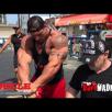Morgan Aste trains in the Pit on Muscle Beach