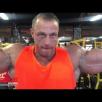 NPC Nationals Super Heavy competitor Casey Bunce trains arms