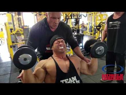 Hidetada Yamagishi Trains Shoulders with Milos Sarcev 2018